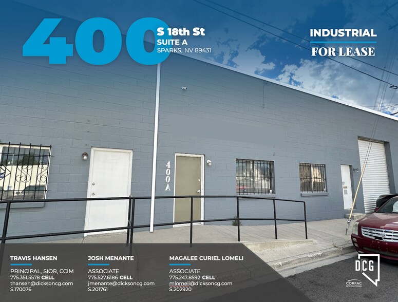 Primary Photo Of 400 S 18th St, Sparks Warehouse For Lease