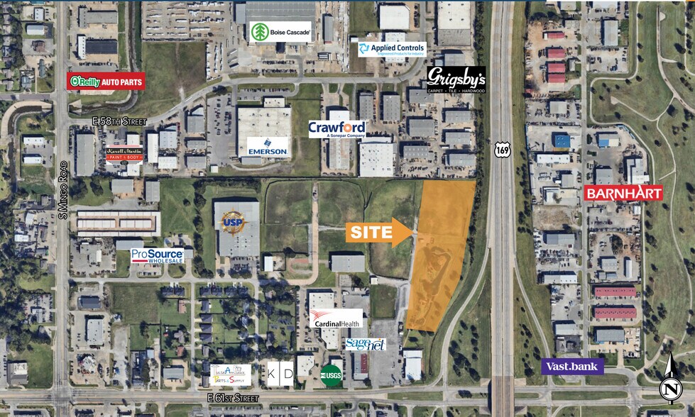 More Photos Of 10305 E 61st St, Tulsa Distribution For Lease