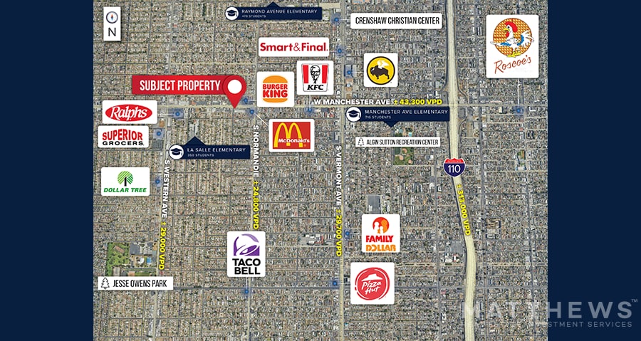 More Photos Of 1430-1456 W Manchester Ave, Los Angeles Storefront For Lease