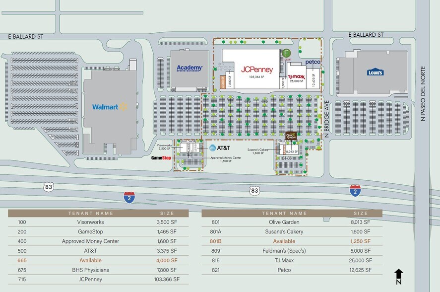 More Photos Of 715-815 E Expressway 83, Weslaco Unknown For Lease
