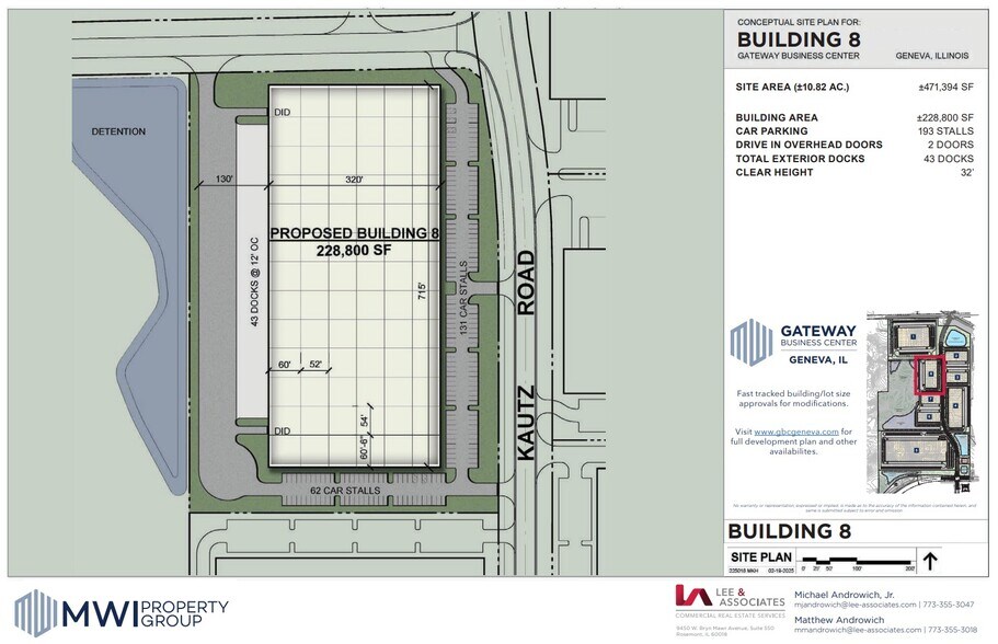 More Photos Of IL Route 38 @ Kautz Rd, Geneva Warehouse For Sale