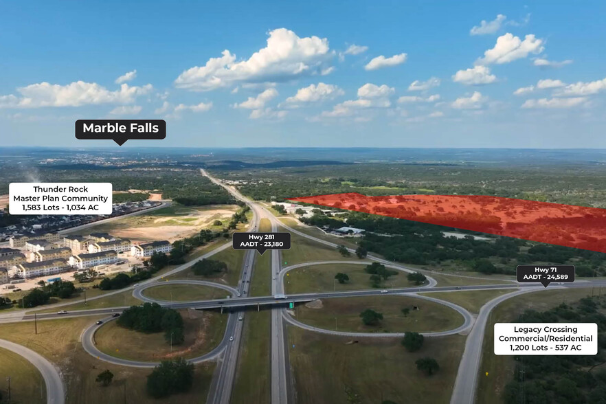 Primary Photo Of Hwy 71 and 281, Marble Falls Land For Sale