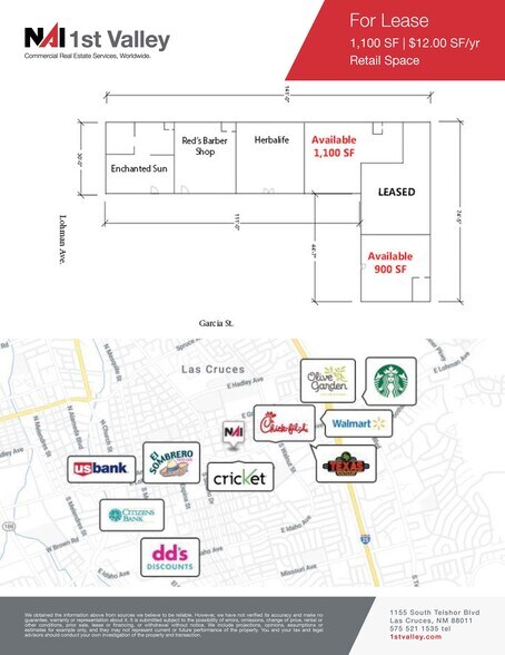 More Photos Of 1675 E Lohman Ave, Las Cruces Storefront For Lease