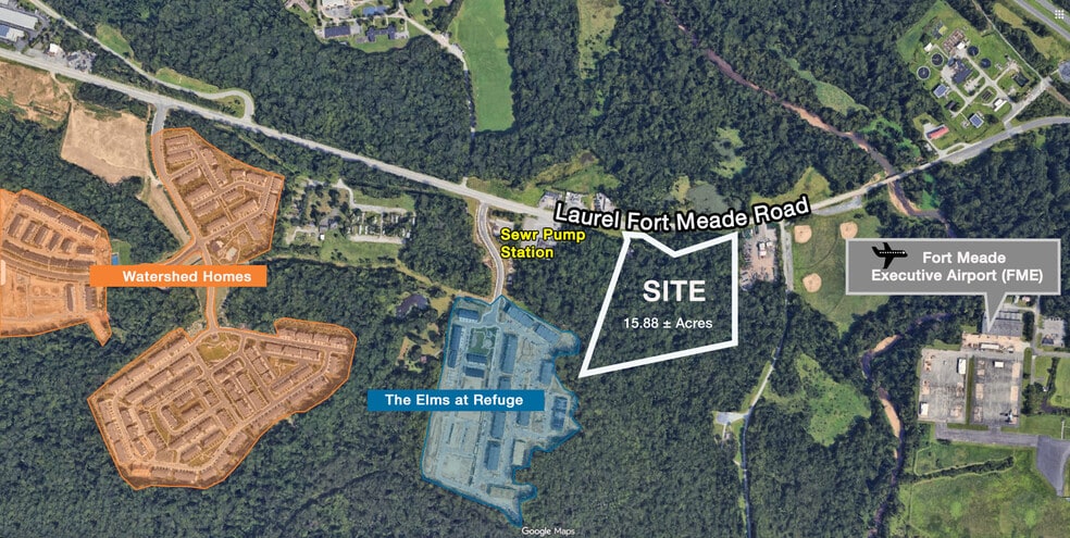 Primary Photo Of 3217 Laurel Fort Meade Rd, Laurel Land For Sale