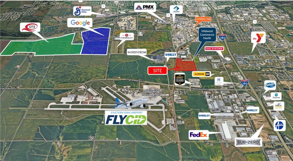 Primary Photo Of Lot 8 Innovation Dr, Cedar Rapids Land For Sale