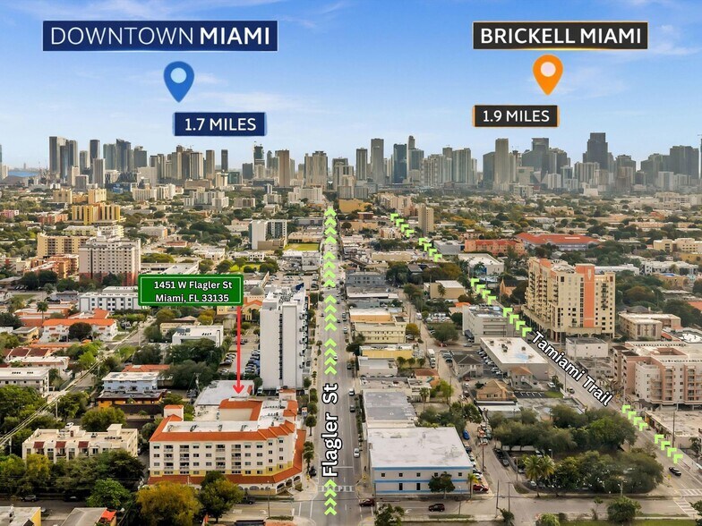 Primary Photo Of 1451 W Flagler St, Miami General Retail For Sale