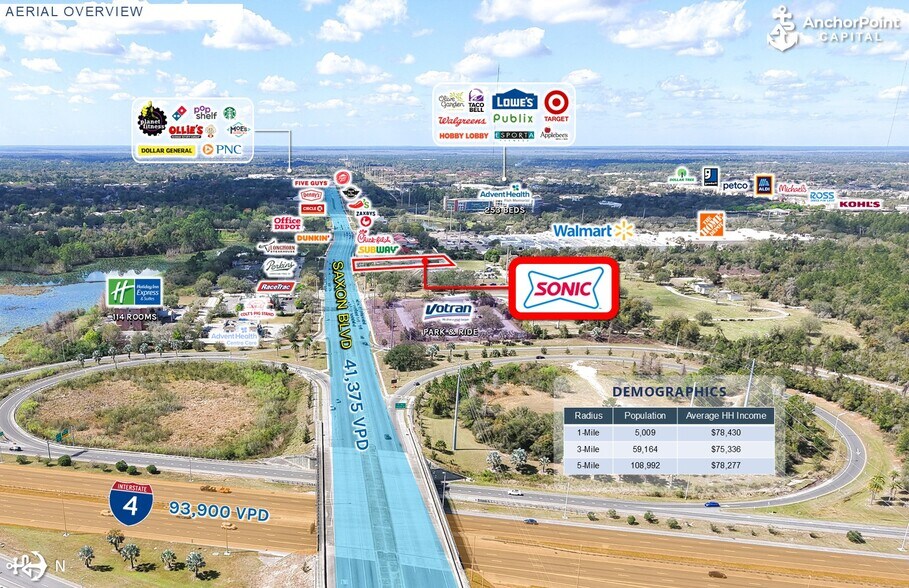 More Photos Of 1221 Saxon Blvd, Orange City Fast Food For Sale