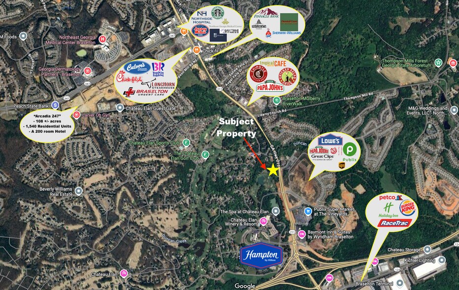 Primary Photo Of 2162 Highway 211 NW, Braselton Land For Sale