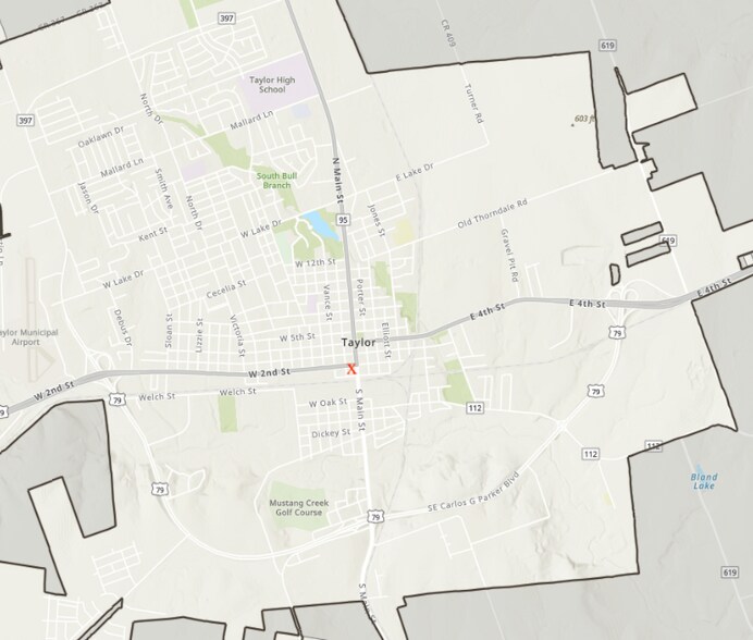 More Photos Of 119 W 2nd St, Taylor Showroom For Lease