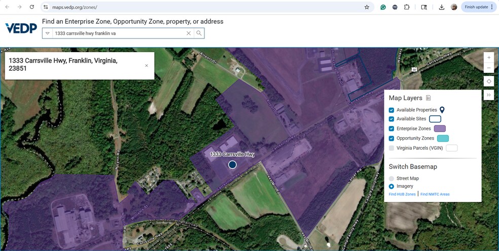 More Photos Of 1301-1333 Carrsville Hwy, Franklin Storefront For Sale