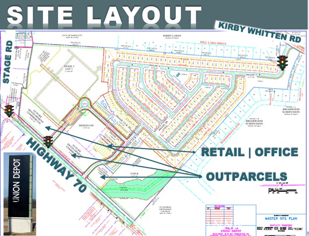 More Photos Of Union Depot on Hwy 70, Bartlett Land For Sale