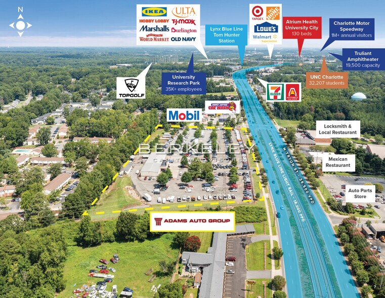 More Photos Of 6027-6125 N Tryon St, Charlotte Auto Dealership For Sale