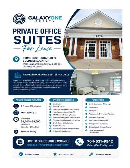 More Photos Of 17228 Lancaster Hwy, Charlotte Medical For Lease