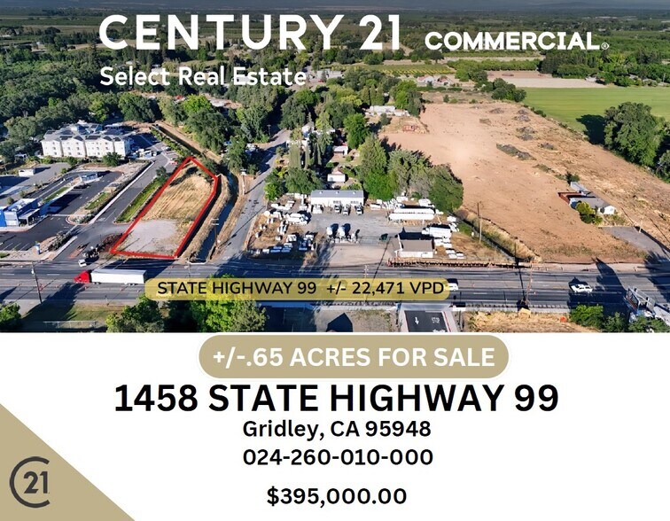 Primary Photo Of 1458 Highway 99, Gridley Land For Sale