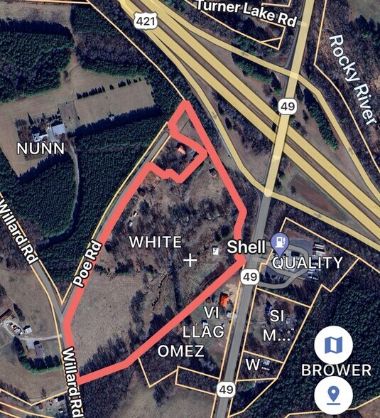 More Photos Of Highway 49 & 421(Future I-685) Pin#8725941391, Liberty Land For Sale