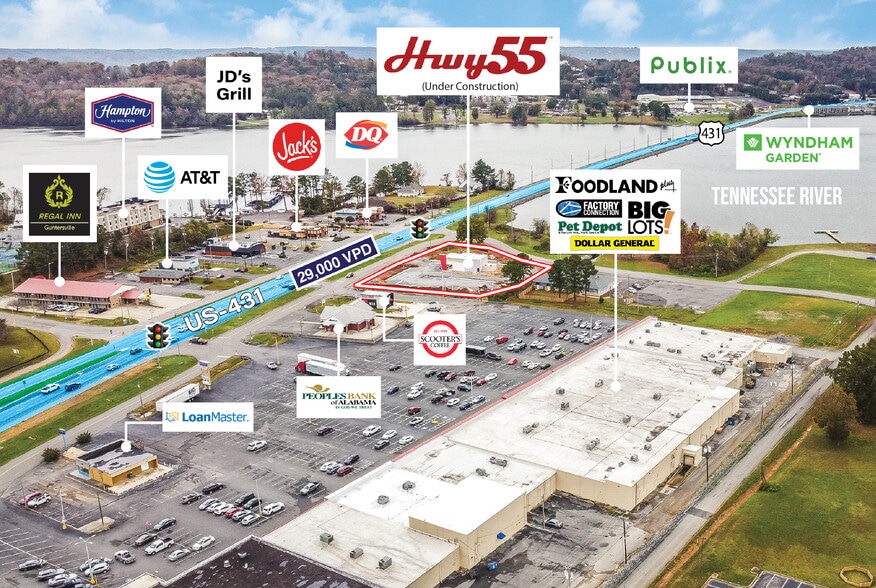 More Photos Of 14400 US Highway 431, Guntersville Freestanding For Lease