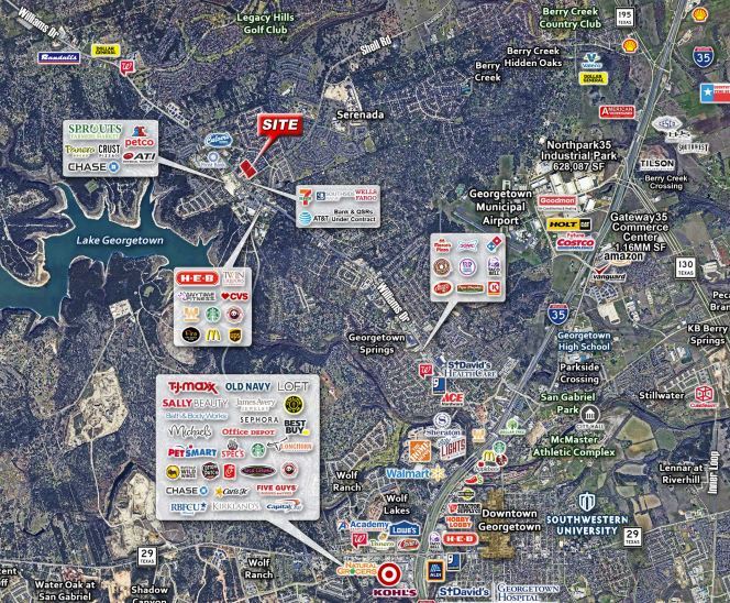 More Photos Of Williams Dr & Wildwood Dr, Georgetown Land For Sale