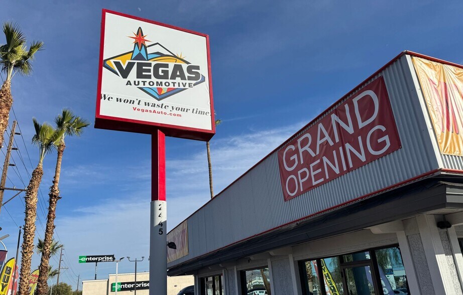 Primary Photo Of 2445 E Sahara Ave, Las Vegas Auto Dealership For Lease