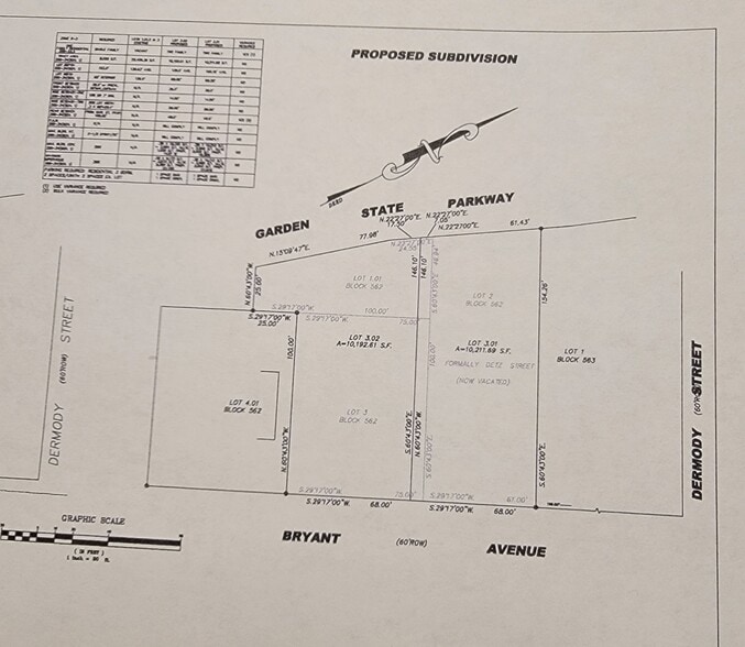 More Photos Of 127 Bryant Ave, Cranford Land For Sale