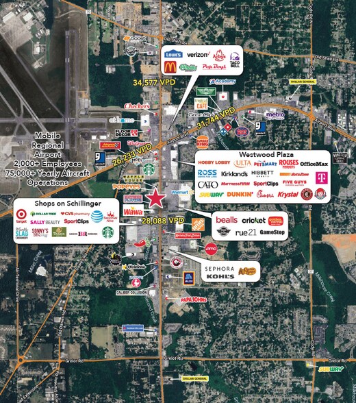 More Photos Of 610 Schillinger Rd S, Mobile Land For Lease