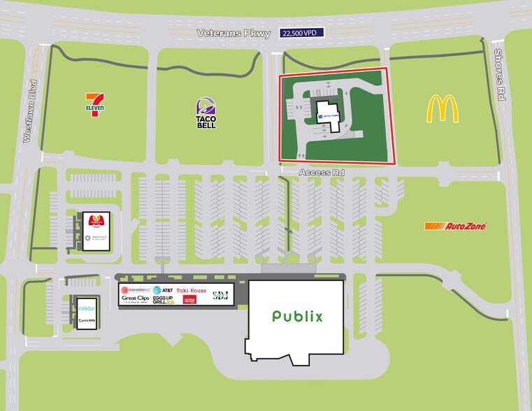 More Photos Of 5213 Veterans Pky, Murfreesboro Bank For Sale