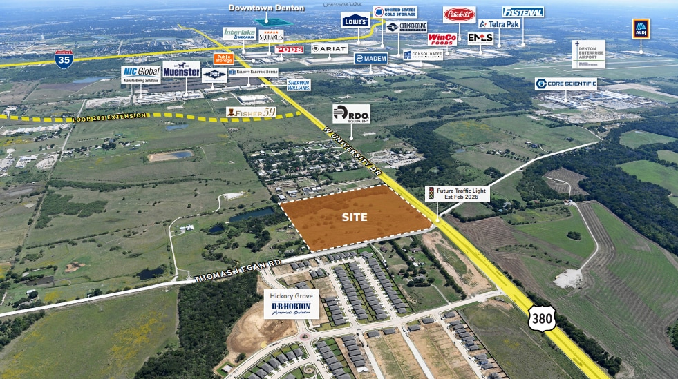 Primary Photo Of NEC Thomas J Egan Rd & US 380, Denton Land For Sale