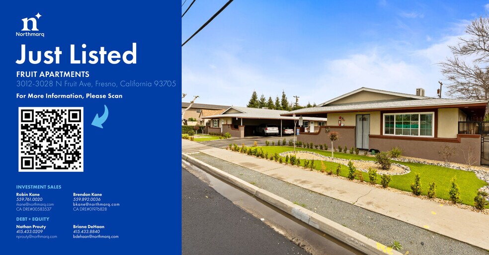 Primary Photo Of 3012-3028 N Fruit Ave, Fresno Apartments For Sale