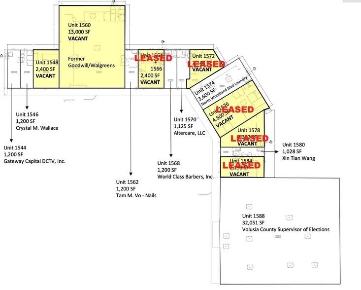 More Photos Of 1588 N Woodland Blvd, Deland Unknown For Lease