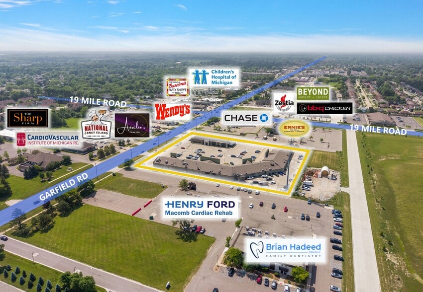 More Photos Of 43201-43301 Garfield Rd, Clinton Township Storefront For Lease