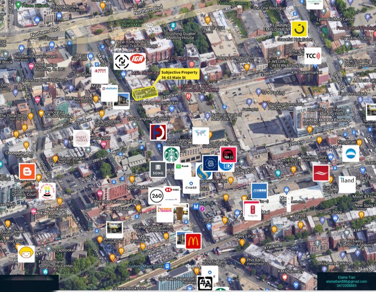 More Photos Of 3653-3669 Main St, Flushing Storefront Retail Office For Lease