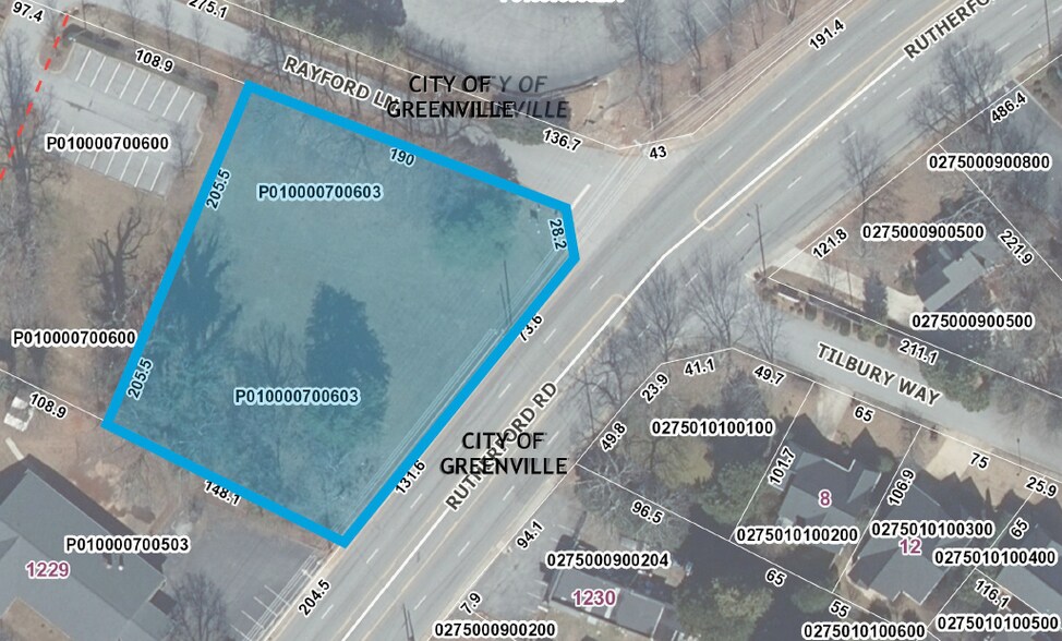 More Photos Of 1235 Rutherford Rd, Greenville Land For Sale