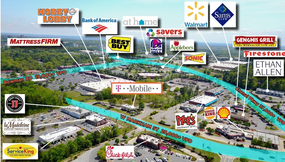 More Photos Of 12211 W Markham, Little Rock Freestanding For Lease