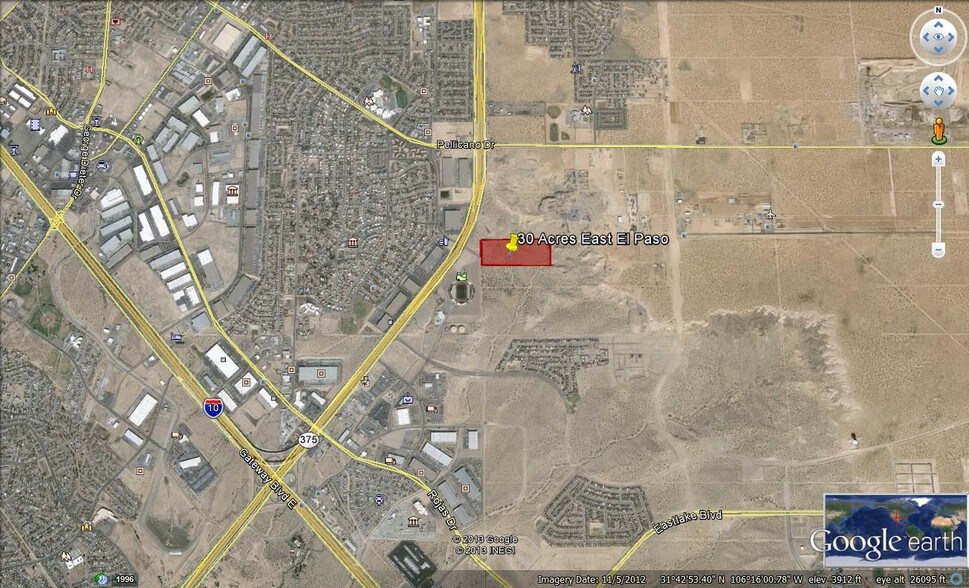 More Photos Of Loop 375 & Bob Hope Blvd., El Paso Land For Sale