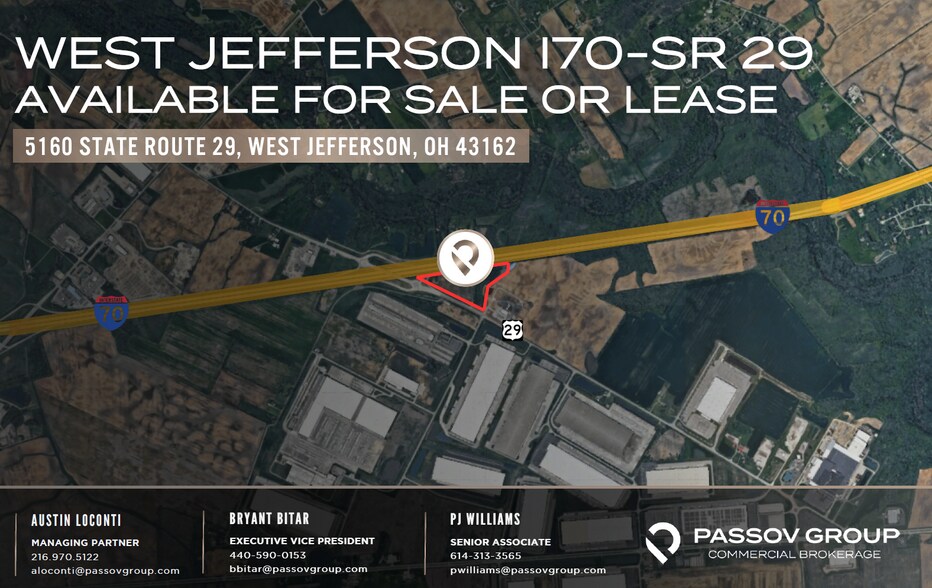Primary Photo Of 5160 OH-29, West Jefferson Land For Sale