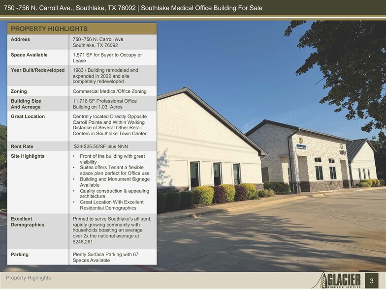 More Photos Of 750-758 N Carroll Ave, Southlake Office For Sale