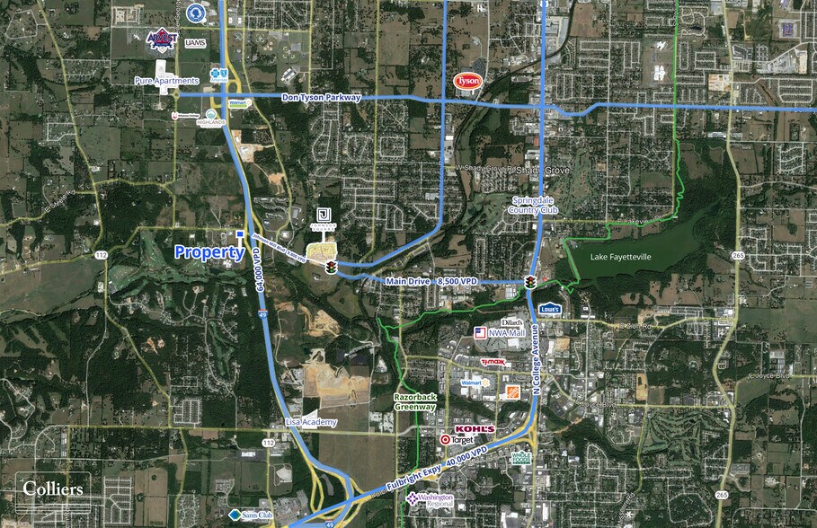 More Photos Of Johnson Mill Blvd @ Interstate 49, Springdale Land For Sale