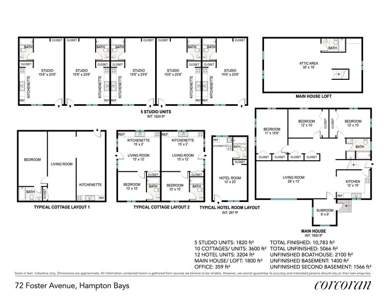 More Photos Of 72 Foster Ave, Hampton Bays Hotel For Sale