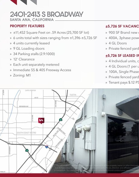 More Photos Of 2401-2413 S Broadway, Santa Ana Manufacturing For Sale