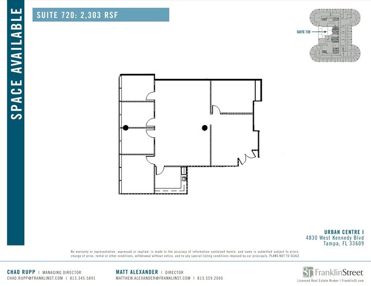 More Photos Of 4830 W Kennedy Blvd, Tampa Unknown For Lease