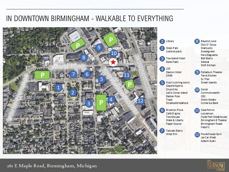 More Photos Of 261-275 E Maple Rd, Birmingham Storefront Retail Office For Lease