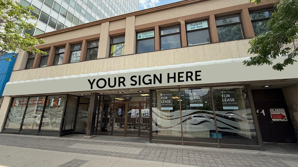 Primary Photo Of 346 Portage Av, Winnipeg Office For Lease