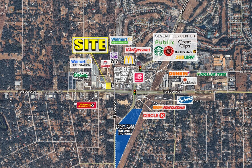 More Photos Of County Line Rd @ Mariner Blvd, Spring Hill Land For Lease