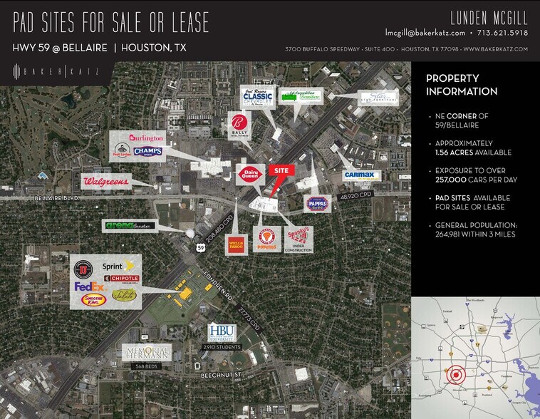 More Photos Of 7200 Bellaire Blvd, Houston Land For Sale