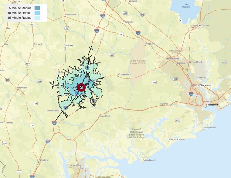 More Photos Of SC Interstate I-95 Corridor Centric Dominance w/ 4.2 AC Intermodal/IOS/Workforce Housing, Walterboro Land For Sale