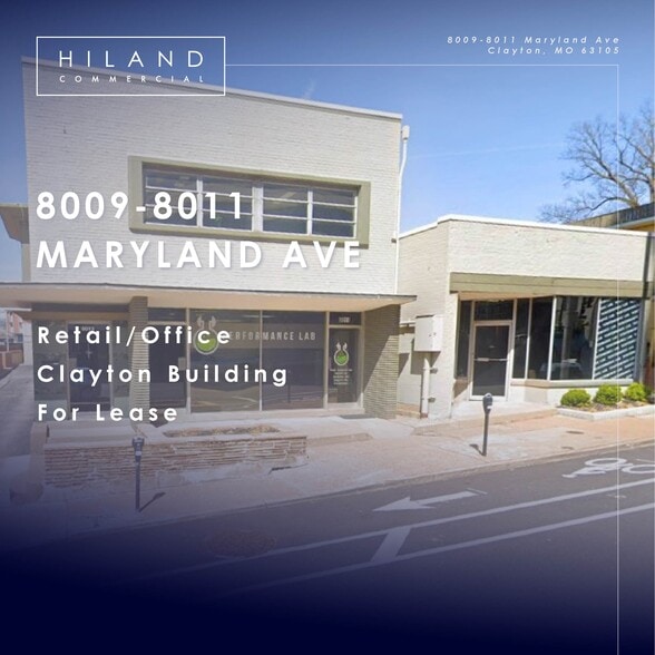 Primary Photo Of 8009 Maryland Ave, Saint Louis Storefront Retail Office For Lease