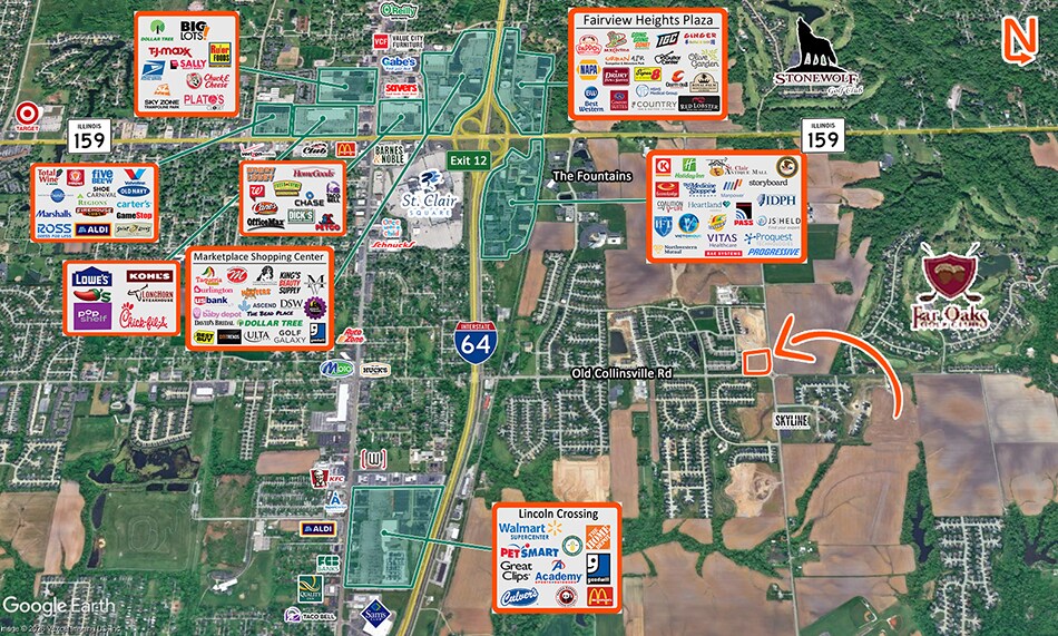More Photos Of Old Collinsville Rd, O'Fallon Land For Sale