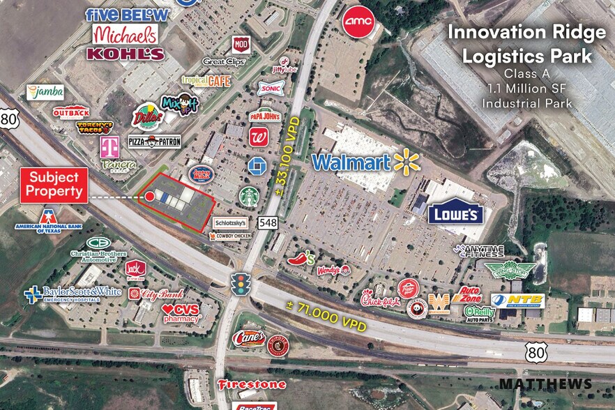 More Photos Of 724 E US Highway 80, Forney Storefront For Lease