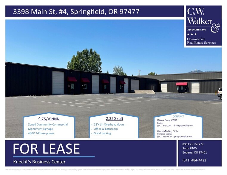 More Photos Of 3400 Main St, Springfield Warehouse For Lease
