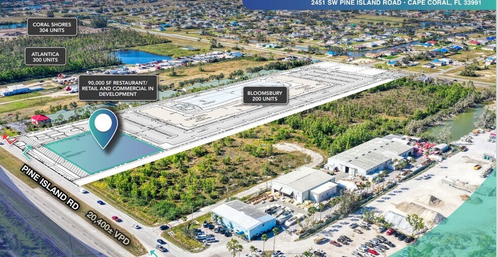 Primary Photo Of 2451 SW Pine Island Rd, Cape Coral Land For Lease