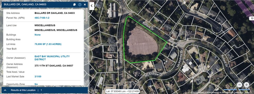More Photos Of 000 Bullard Dr, Oakland Land For Sale